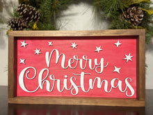 Load image into Gallery viewer, Merry Christmas sign