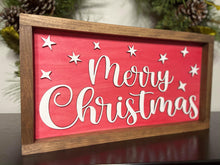 Load image into Gallery viewer, Merry Christmas sign