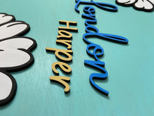 Cargar imagen en el visor de la galería, Daisies Personalized Name Sign