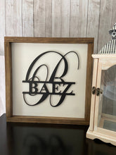 Load image into Gallery viewer, Personalized Family Name Monogram Sign / Family Sign / Custom name Sign