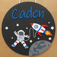 Load image into Gallery viewer, Outer Space Personalized Name Sign