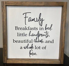 Load image into Gallery viewer, Family sign