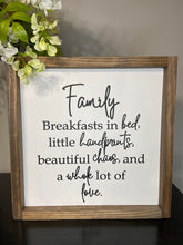 Load image into Gallery viewer, Family sign