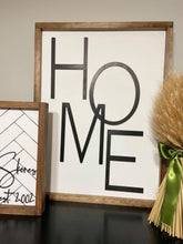 Load image into Gallery viewer, Modern Farmhouse home sign
