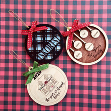 Load image into Gallery viewer, Personalized wood ornaments - Roma Street

