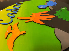 Load image into Gallery viewer, Dinosaurs Personalized Name Sign
