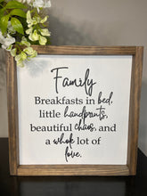 Load image into Gallery viewer, Family sign
