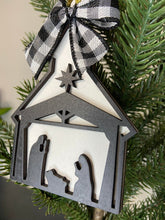Load image into Gallery viewer, Nativity scene ornament
