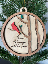 Load image into Gallery viewer, I am always with you ornament
