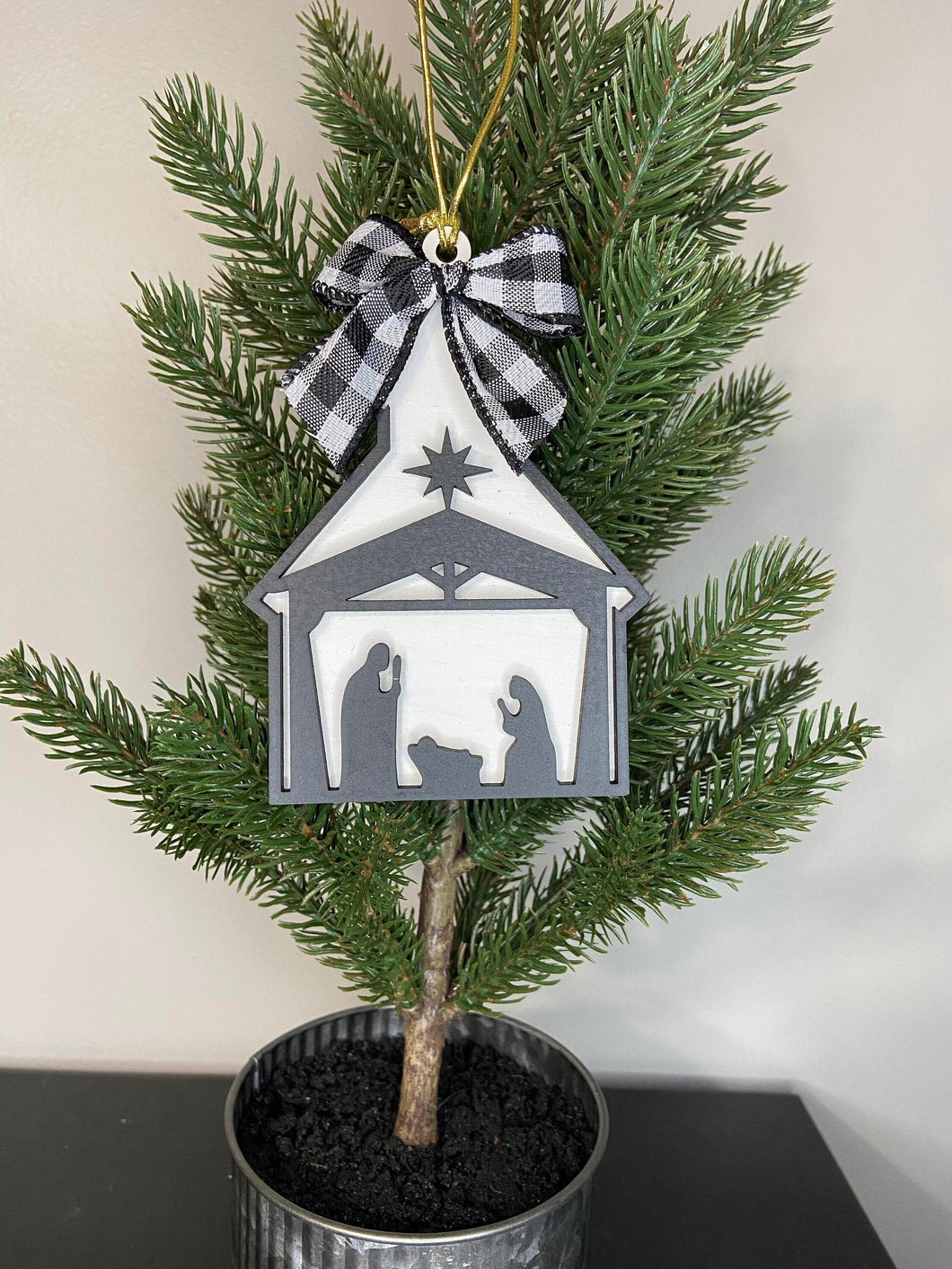 Nativity scene ornament